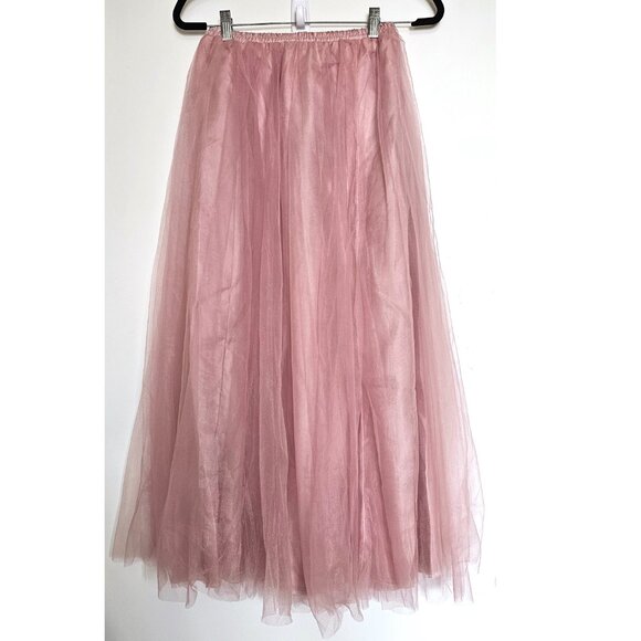 2PCs: Cheongsam Top (S) & Tulle Princess Maxi Skirt Set - Picture 5 of 11